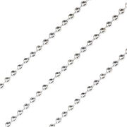 Cadena De Bola Acero Níquel Satinado 100 m