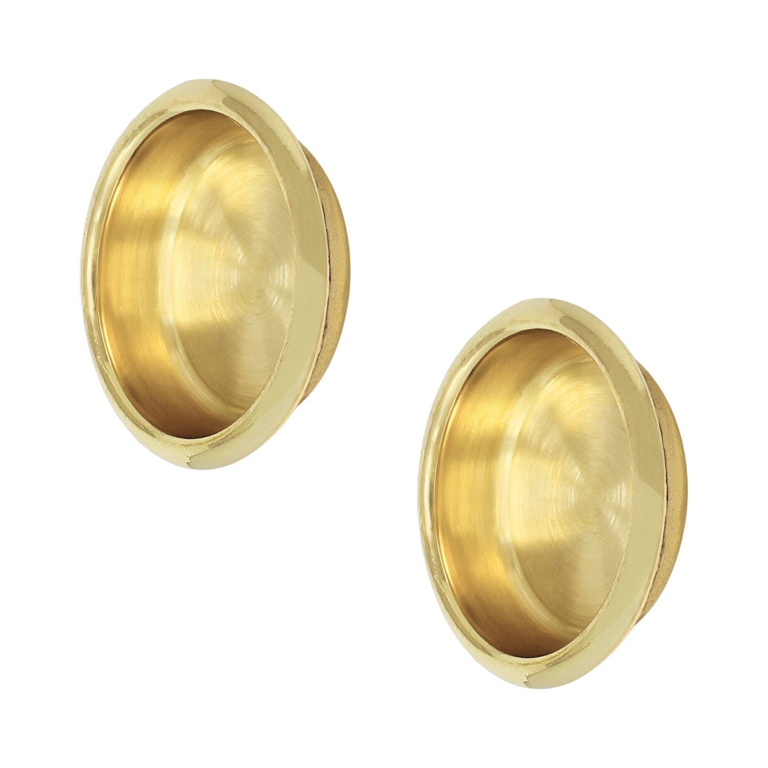 Jaladera De Embutir Cazuela Redonda Latón Brillante