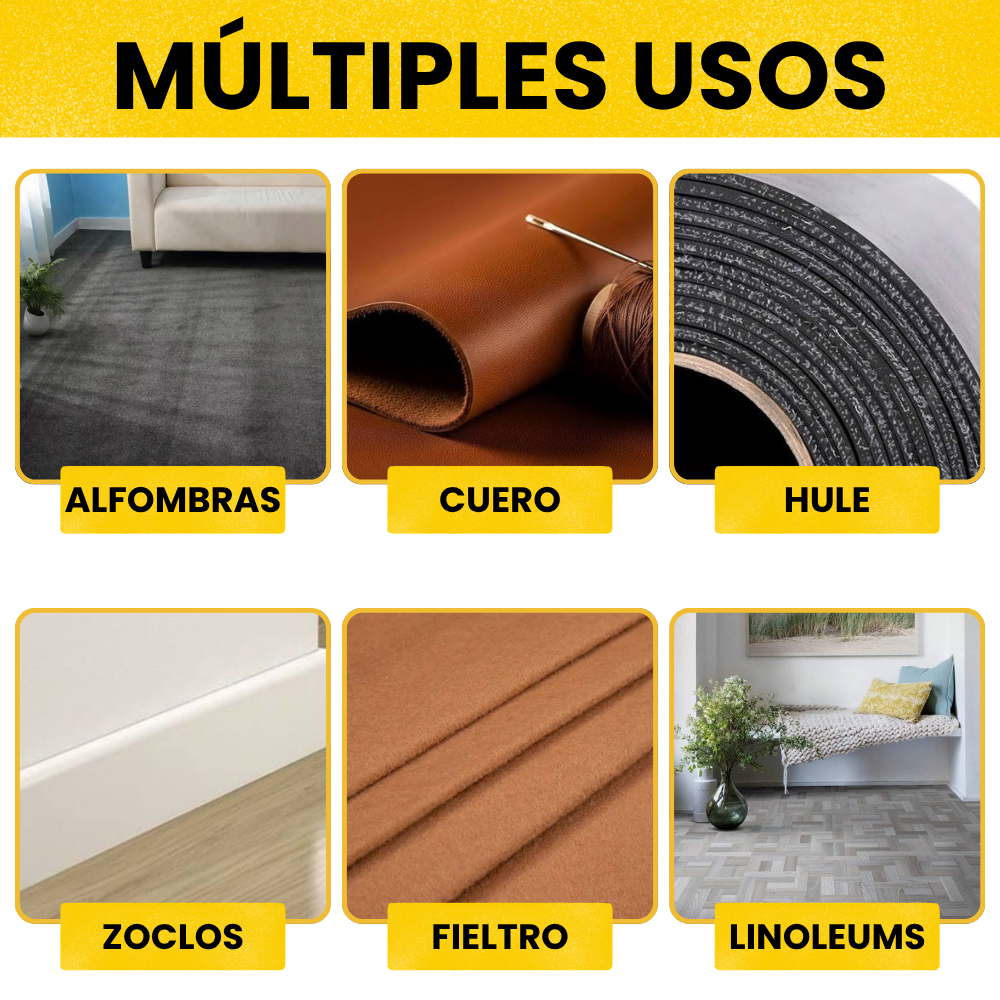 Pegamento Universal De Contacto Siler Amarillo 1 Litro