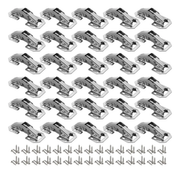 Bisagra Bidimensional Oculta Mini de Sobreponer 90° Ferrari  Easy On 30 Piezas