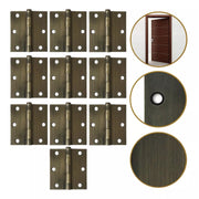 Bisagras 3x3 Pulgadas Para Puertas de Madera Latón Antiguo Con Tornillos