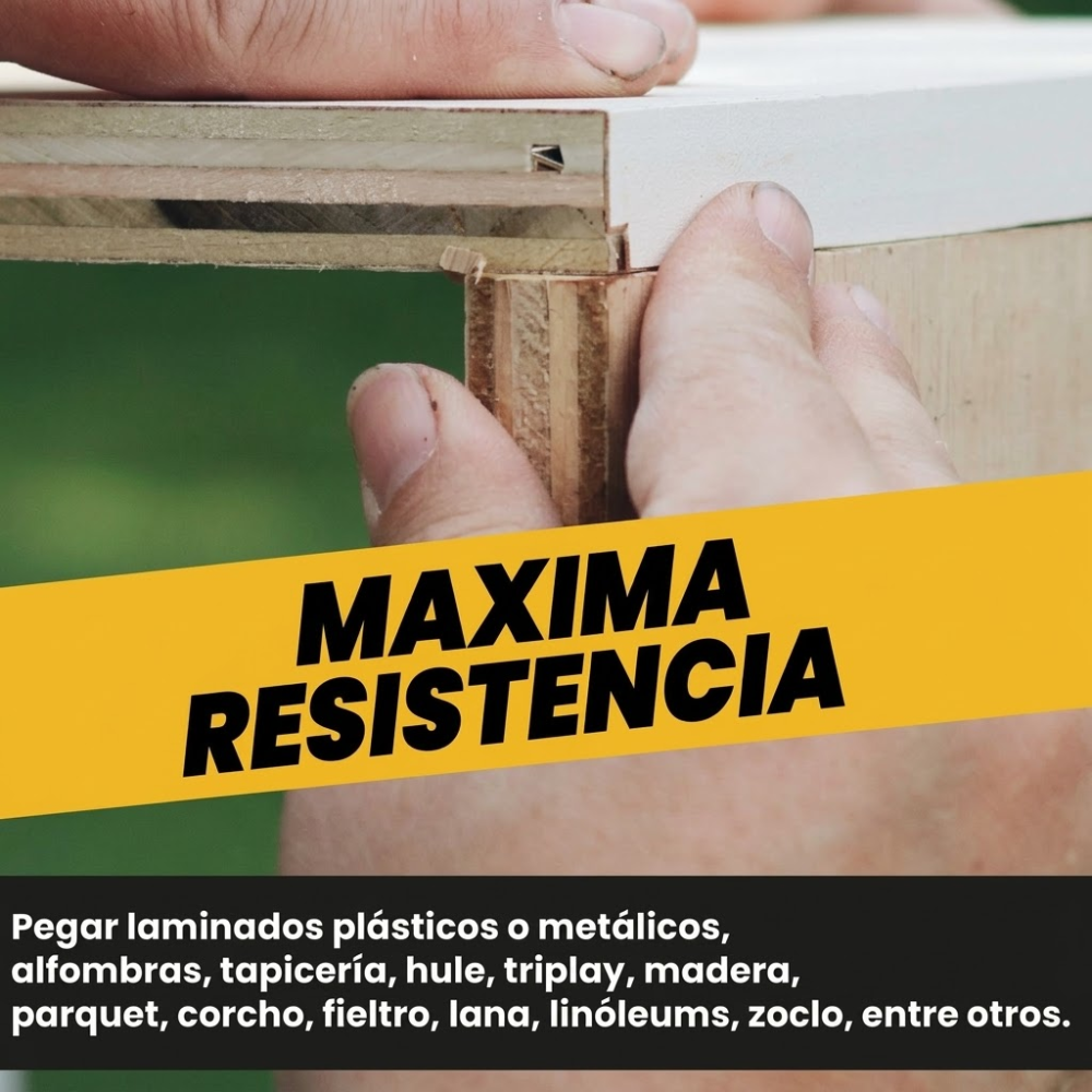 Pegamento Universal De Contacto Siler Amarillo 4 Litros