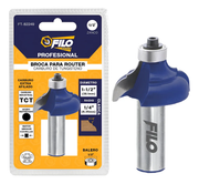 Broca Para Router 1/2'' Rebajadora de Madera Corte Clásico 1 Pieza