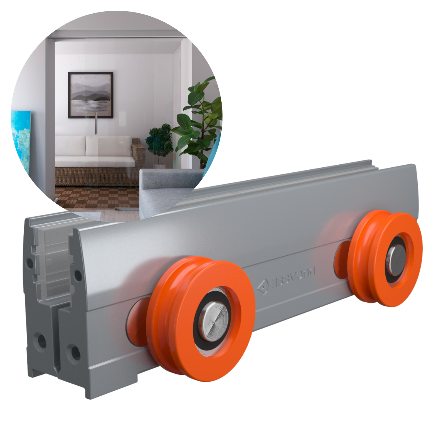 Sistema Corredizo Para Vidrio Templado "D-SLIDE 80" Ducasse