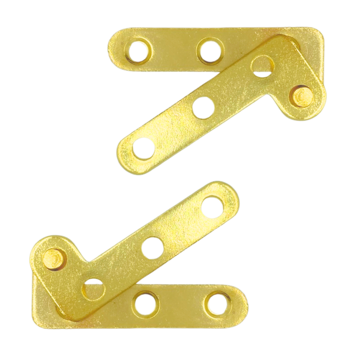 Bivel Escuadra Para Puerta De Madera Latón Brillante 1 Juego
