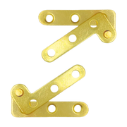 Bivel Escuadra Para Puerta De Madera Latón Brillante 1 Juego