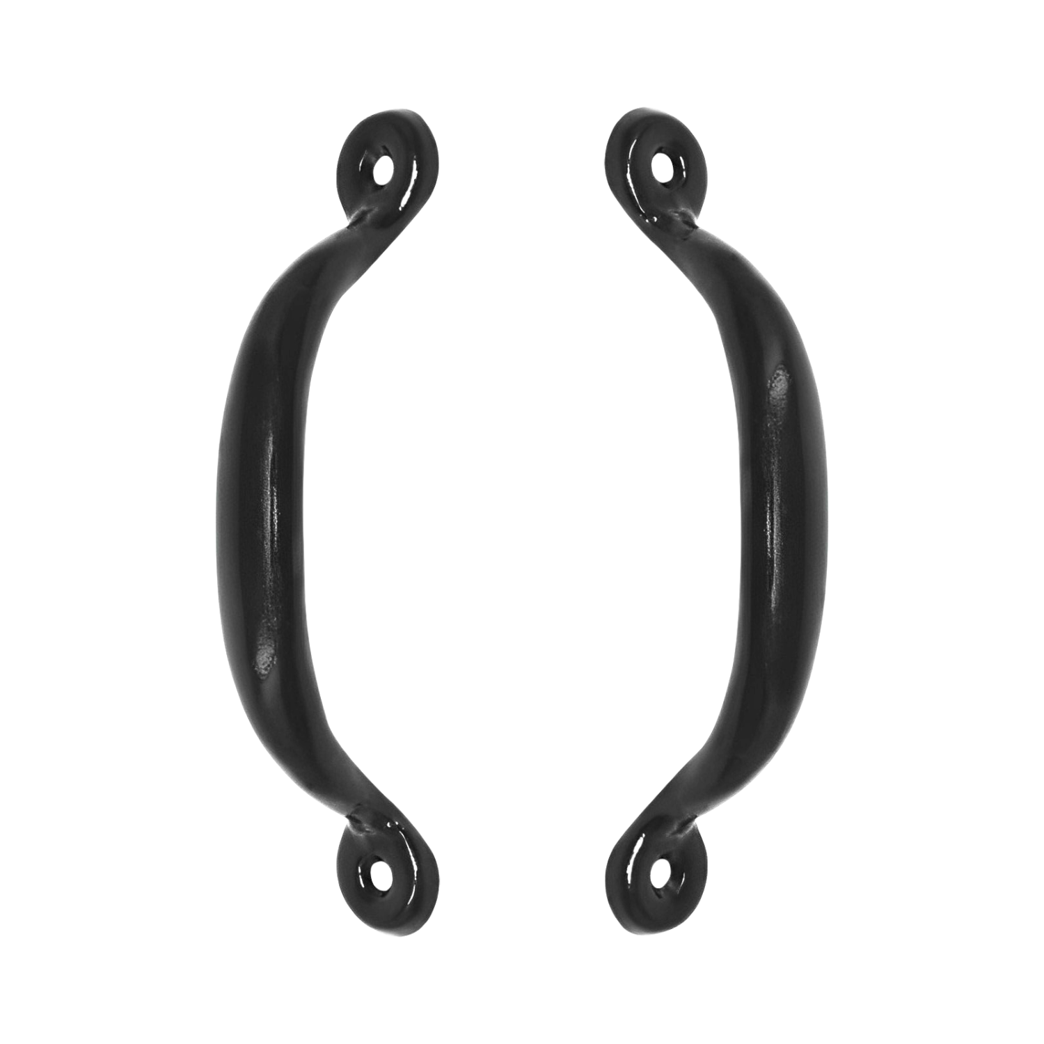 Jaladera De Puente Negro Mate No. 125 Para Mueble 1 Pieza