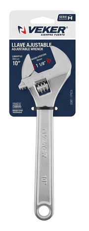 Llave Perico Ajustable 10 Pulgadas Pavonada Veker 12472