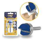 Broca Para Router 1'' Rebajadora de Madera Media Caña 1 Pieza