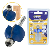 Broca Para Router 1 1/4'' Rebajadora de Madera Cuarto Bocel 1 Pieza