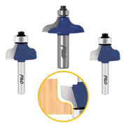 Set 3 Piezas Broca Para Router Rebajadora de Madera Pecho Paloma