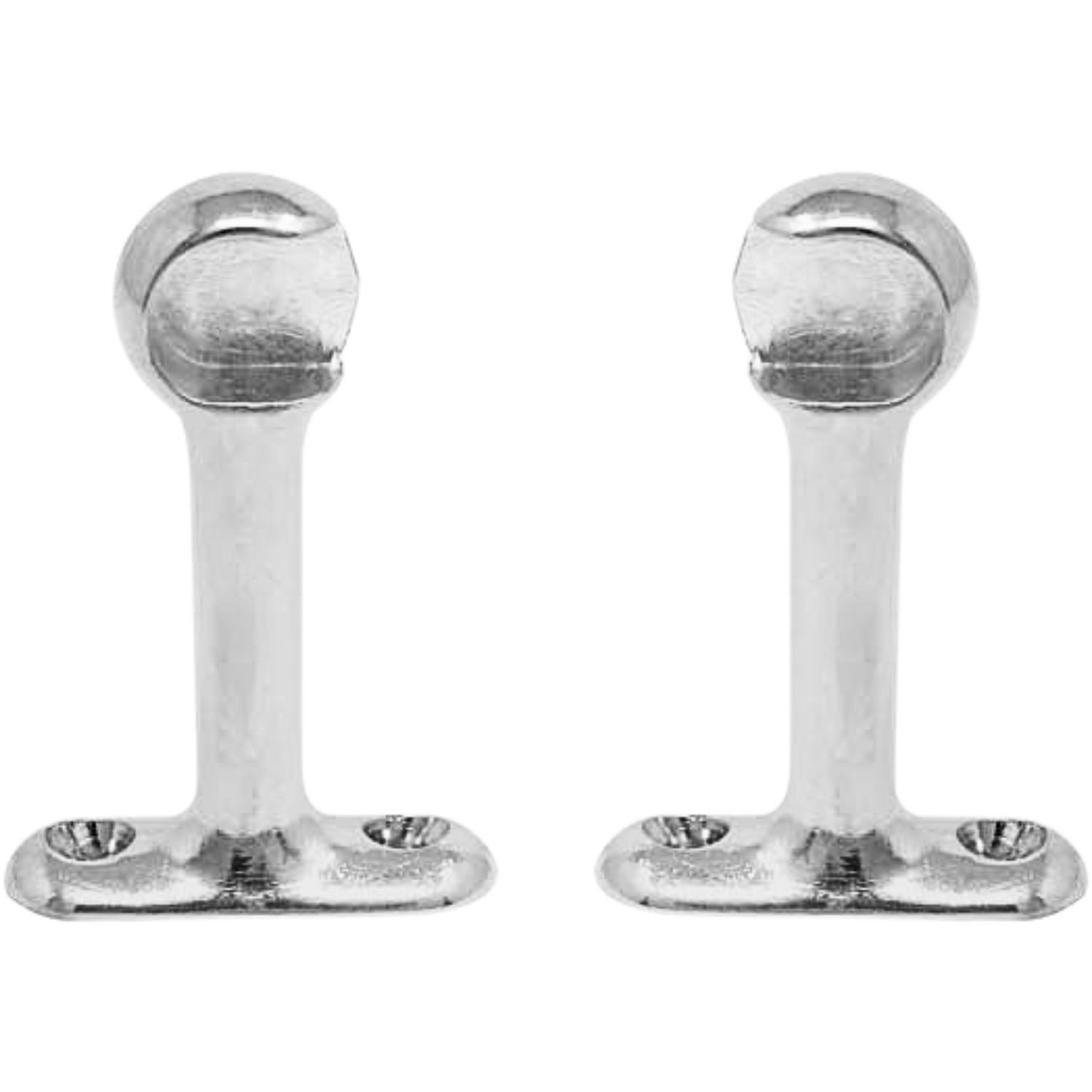 Soporte Lateral Largo Sencillo Cortinero Tubo Redondo 1/2"
