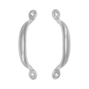 Jaladera De Puente Níquel Satinado No. 125 Para Mueble 1 Pieza