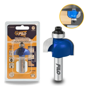 Broca Para Router 1 1/2'' Rebajadora de Madera Cuarto Bocel 1 Pieza