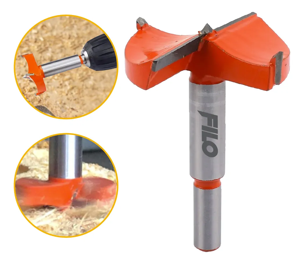 Broca Tipo Forstner Para Madera 45 mm Carburo De Tungsteno