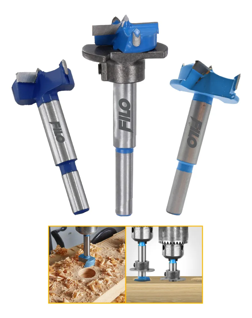 Set 3 Brocas Tipo Forstner Para Madera Carburo De Tungsteno