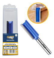 Broca Acanaladora Router Diámetro 1/2" Zanco 1/4" Corte 30 mm