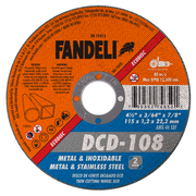Disco De Corte Delgado ECO 4-1/2" DCD-108 Metal & Inox 74650