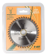 Disco Sierra Madera 4'' Renegado 40 Dientes 1 Pieza