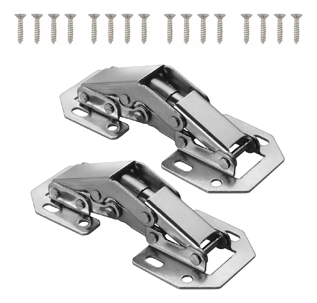 Bisagra Bidimensional Oculta Mini de Sobreponer 90° Ferrari  Easy On 2 Piezas