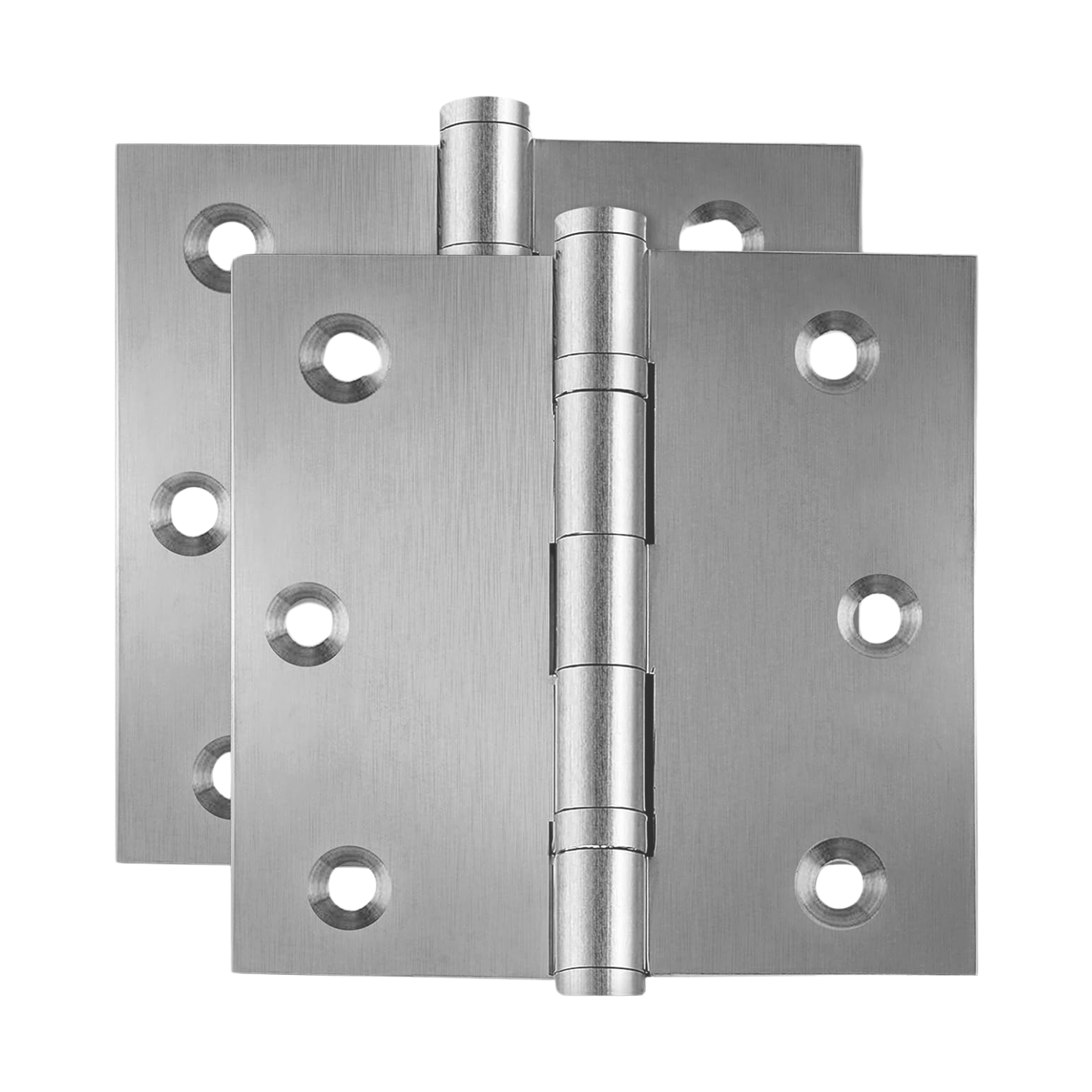 Bisagra 3x3'' Con Balero Para Puertas De Madera Níquel Satinado