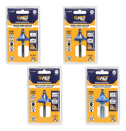 Set 4 Piezas Broca Para Router Rebajadora de Madera Moldura
