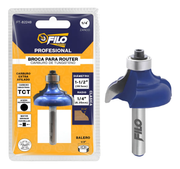 Broca Para Router 1/4'' Rebajadora de Madera Corte Clásico 1 Pieza