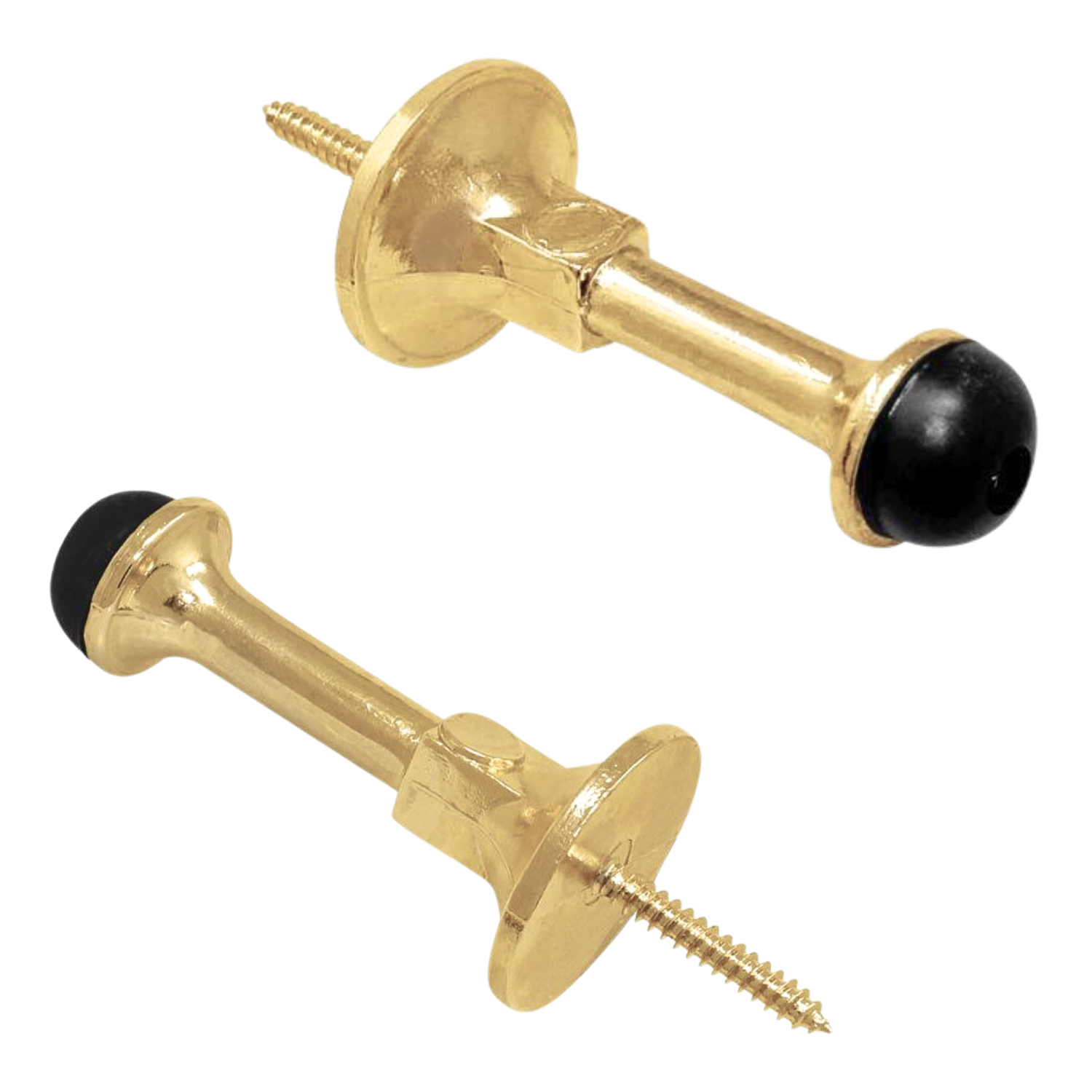 Tope Recto De Pared Tipo Phillips Premium Latón Brillante