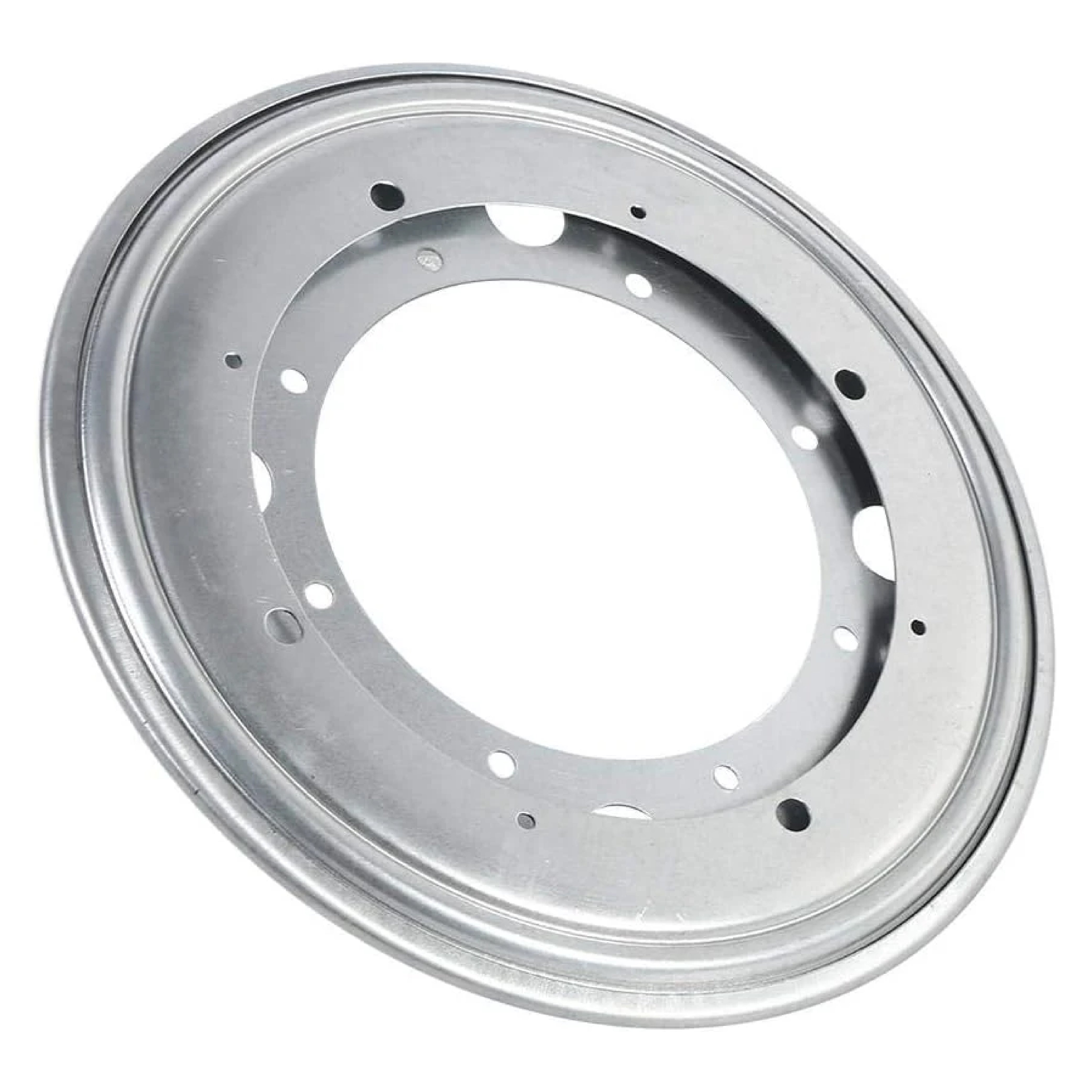 Placa Base Giratoria 9 Pulgadas Circular Metálica Con Balero Plano Bolder