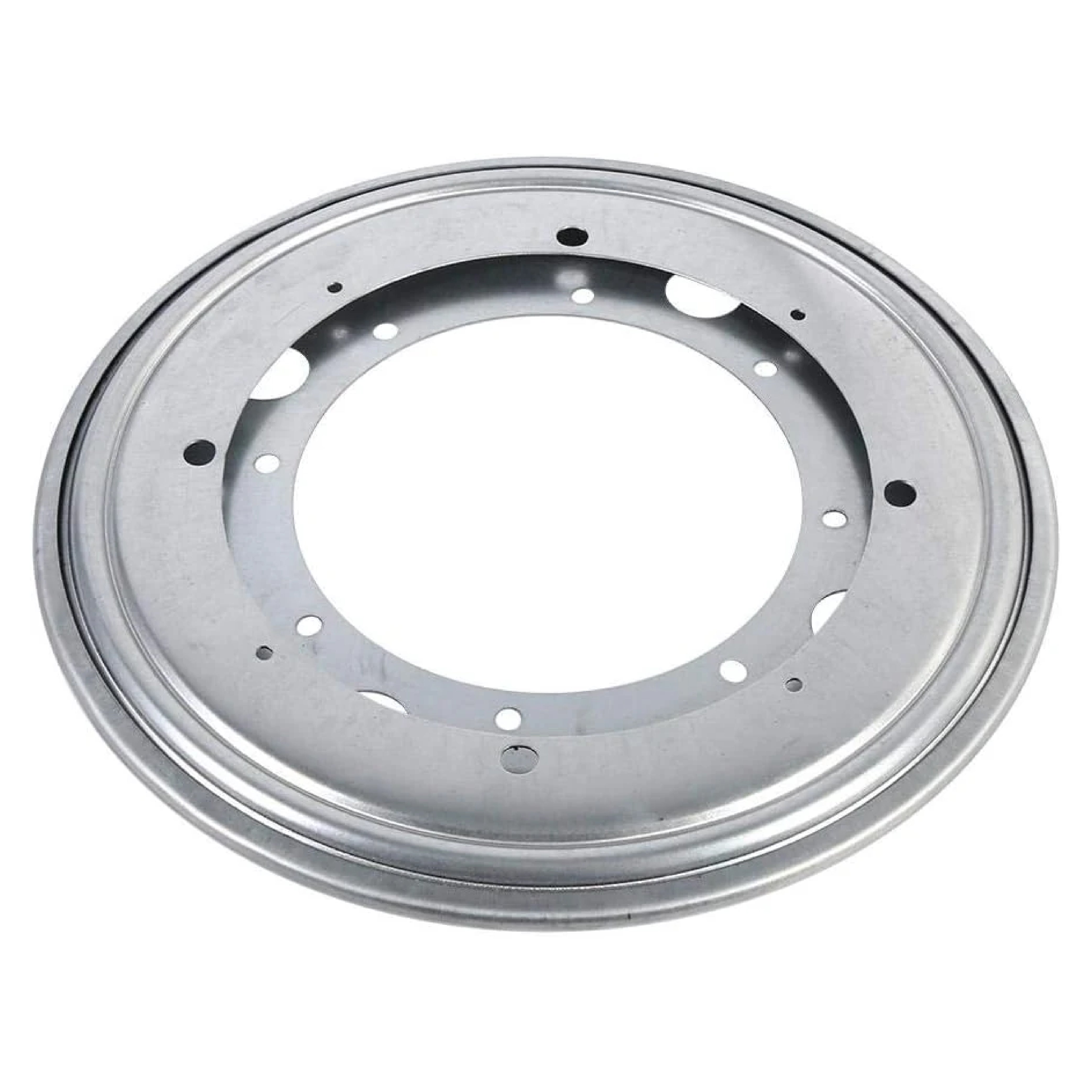 Placa Base Giratoria 9 Pulgadas Circular Metálica Con Balero Plano Bolder
