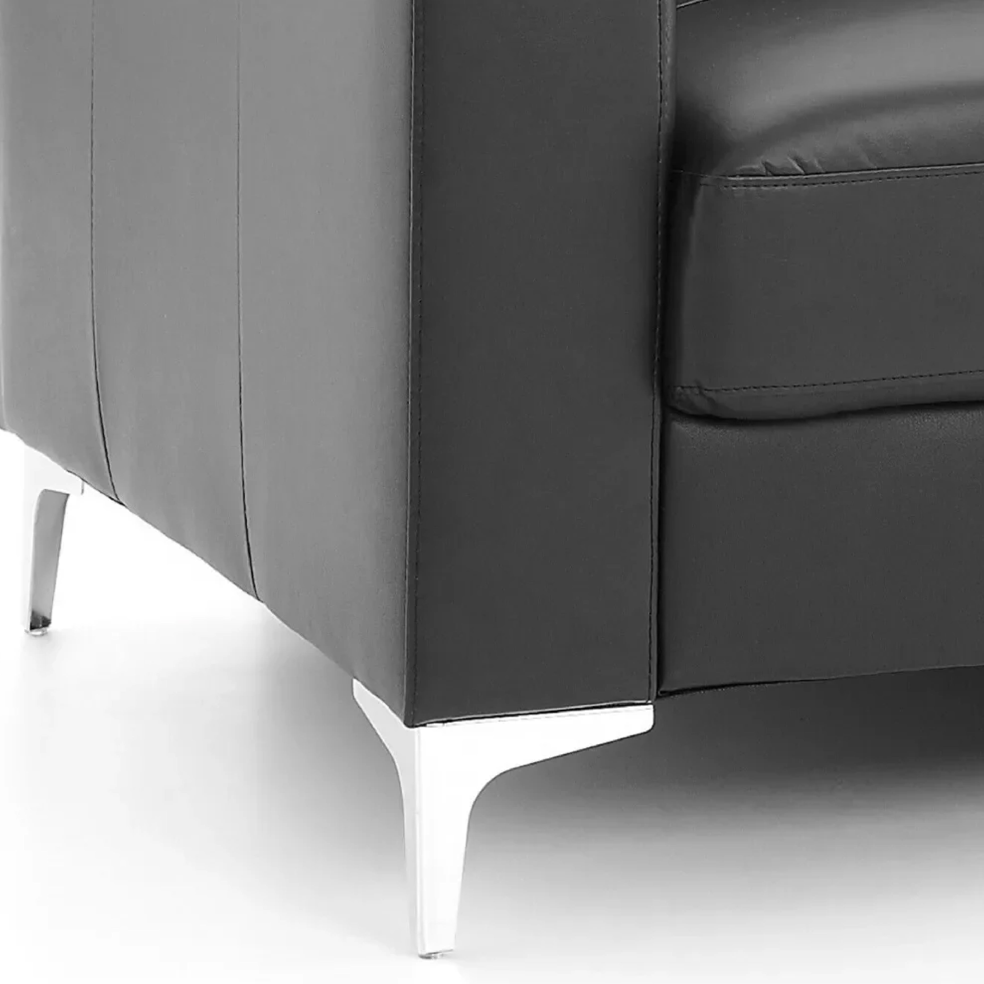 Pata Para Sofá y Muebles Metálica Triangular "Slim" Cromo