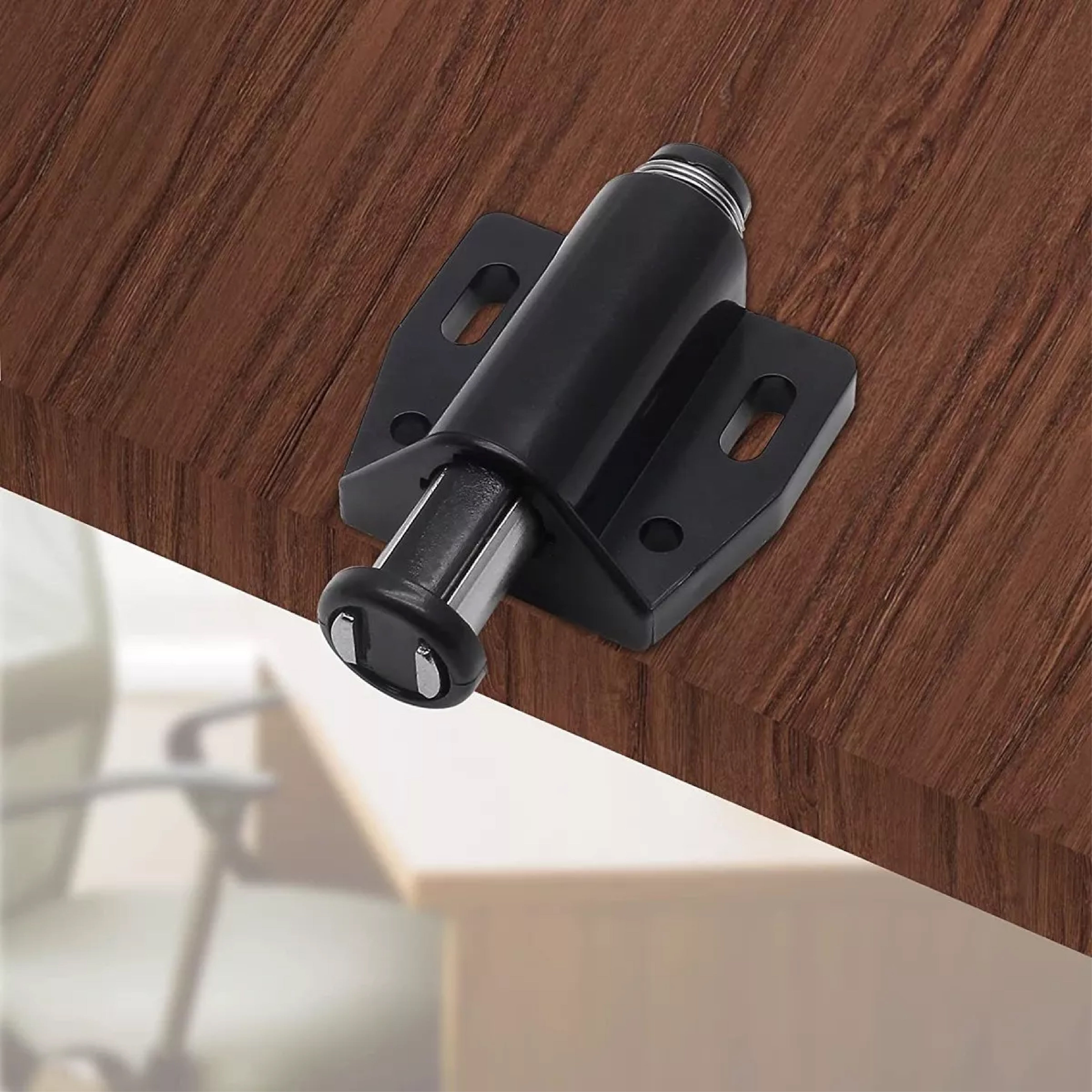Resbalón De Imán Automático Sencillo Magnético Push Con Tornillos