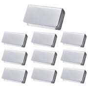 Jaladera Sencilla Cromo Rectangular Puerta Cristal