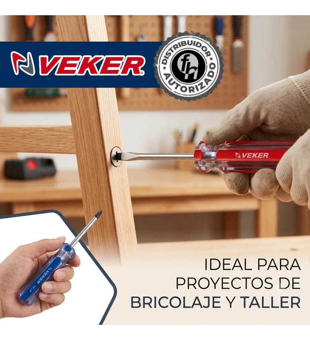 Juego Desarmadores 4pzs Mango Ergonómico 12219, Planos Y Phillips Herramienta Multiusos Destornillador de Precisión Mango PVC Punta Magnética (Copia) (Copia)