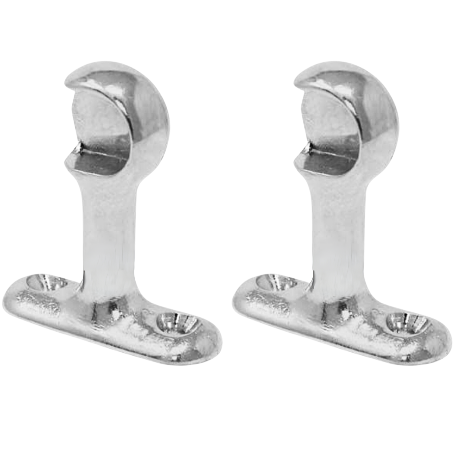 Soporte Lateral Corto Sencillo Cortinero Tubo Redondo 1/2"