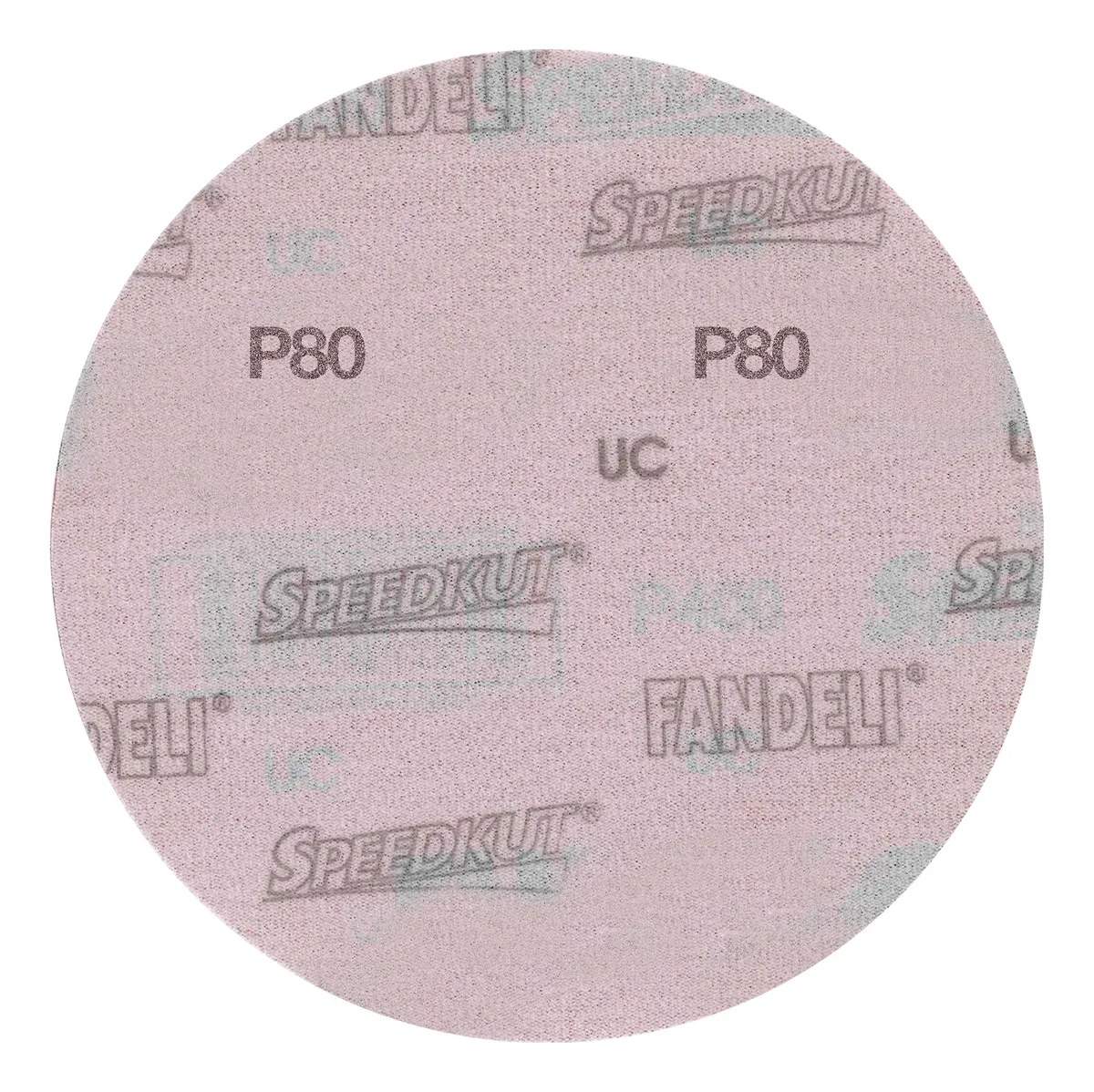 Disco Lija Speedkut Gripit 5" Ciego Grano 80 Fandeli 100 Piezas 73173
