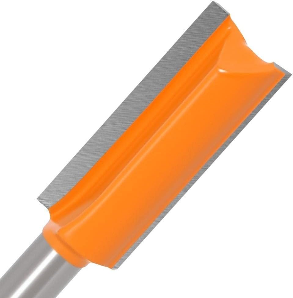 Broca Acanaladora Router Diámetro 1/2" Zanco 1/4" Corte 30 mm
