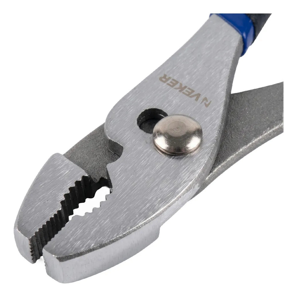 Pinza De Chofer Acero 6" Pulgadas Mango PVC Veker 12668 Pinzas Mecánicas Mordaza De Precisón Dos Posiciones de Ajuste