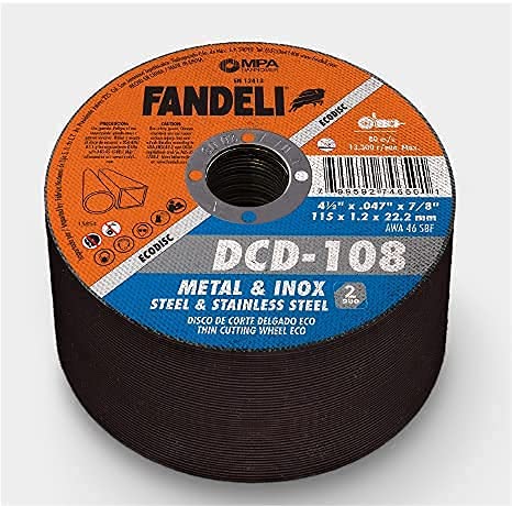 Disco De Corte Delgado ECO 4-1/2" DCD-108 Metal & Inox 74650