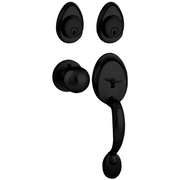 Cerradura Residencial "Dalton" Llave/Llave 6670 Negro