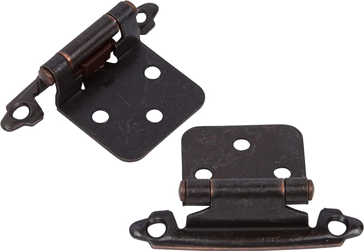 Bisagra De Parche Americana Color Cobre Antiguo Con Tornillos