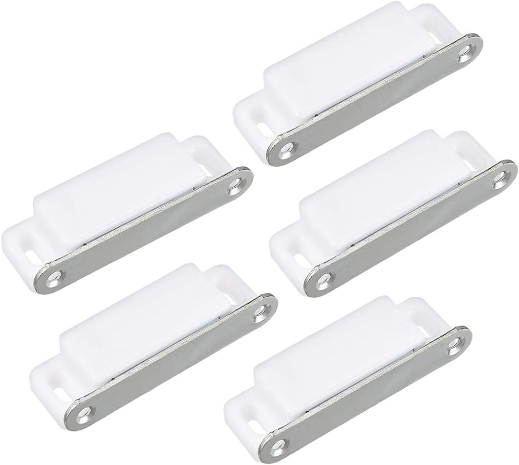 Resbalón Rectangular De Imán Blanco Sencillo Con Placa