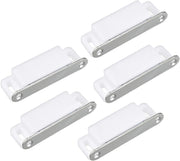 Resbalón Rectangular De Imán Blanco Sencillo Con Placa