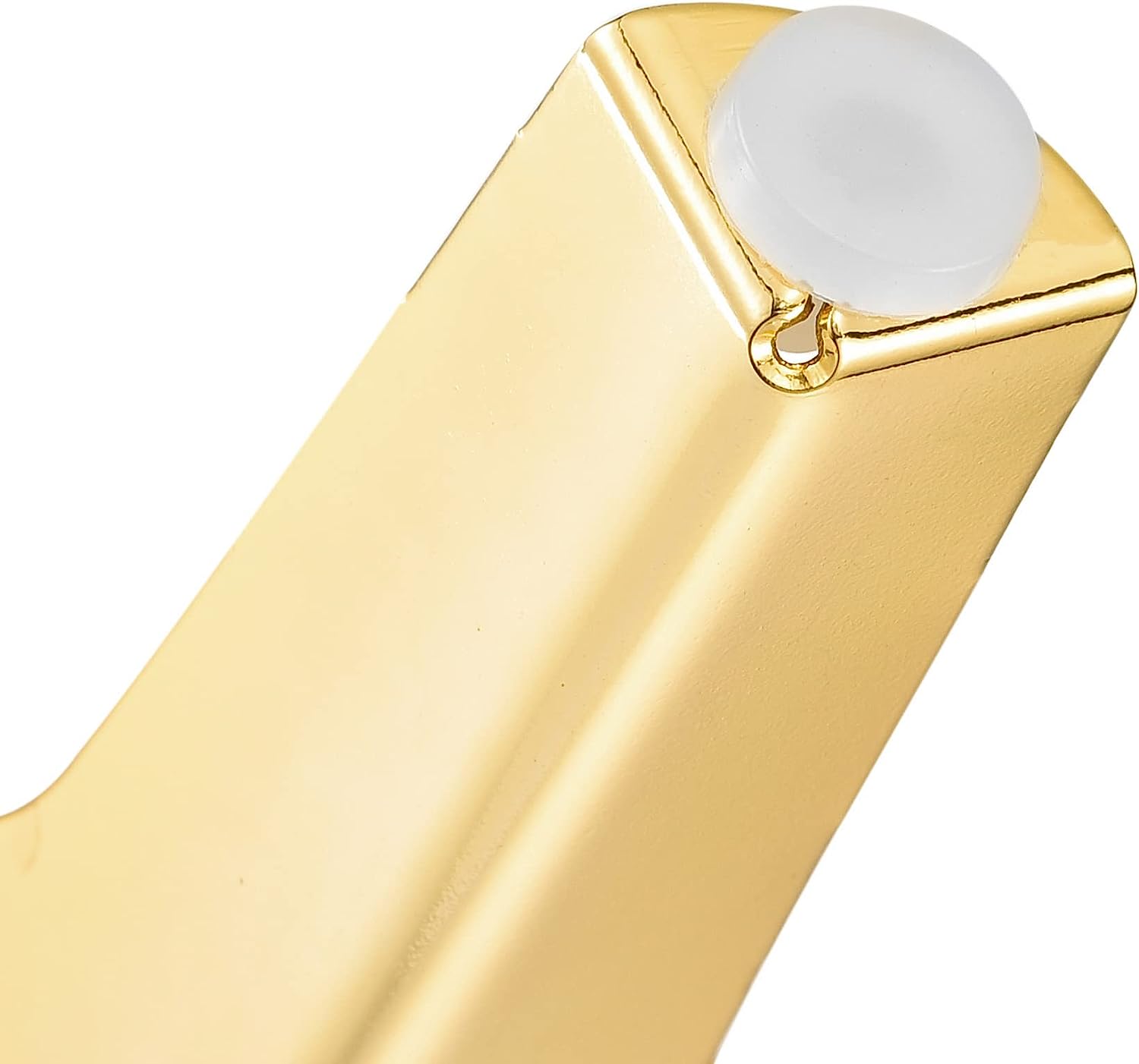 Pata Para Sofá y Muebles Metálica Triangular "Slim" Latón Brillante