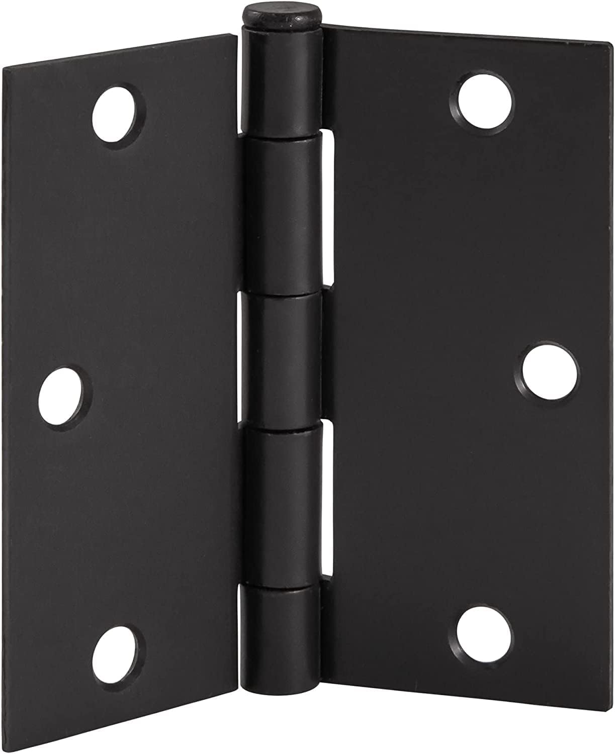 Bisagras 3x3 Pulgadas Para Puertas de Madera Negro Mate Con Tornillos