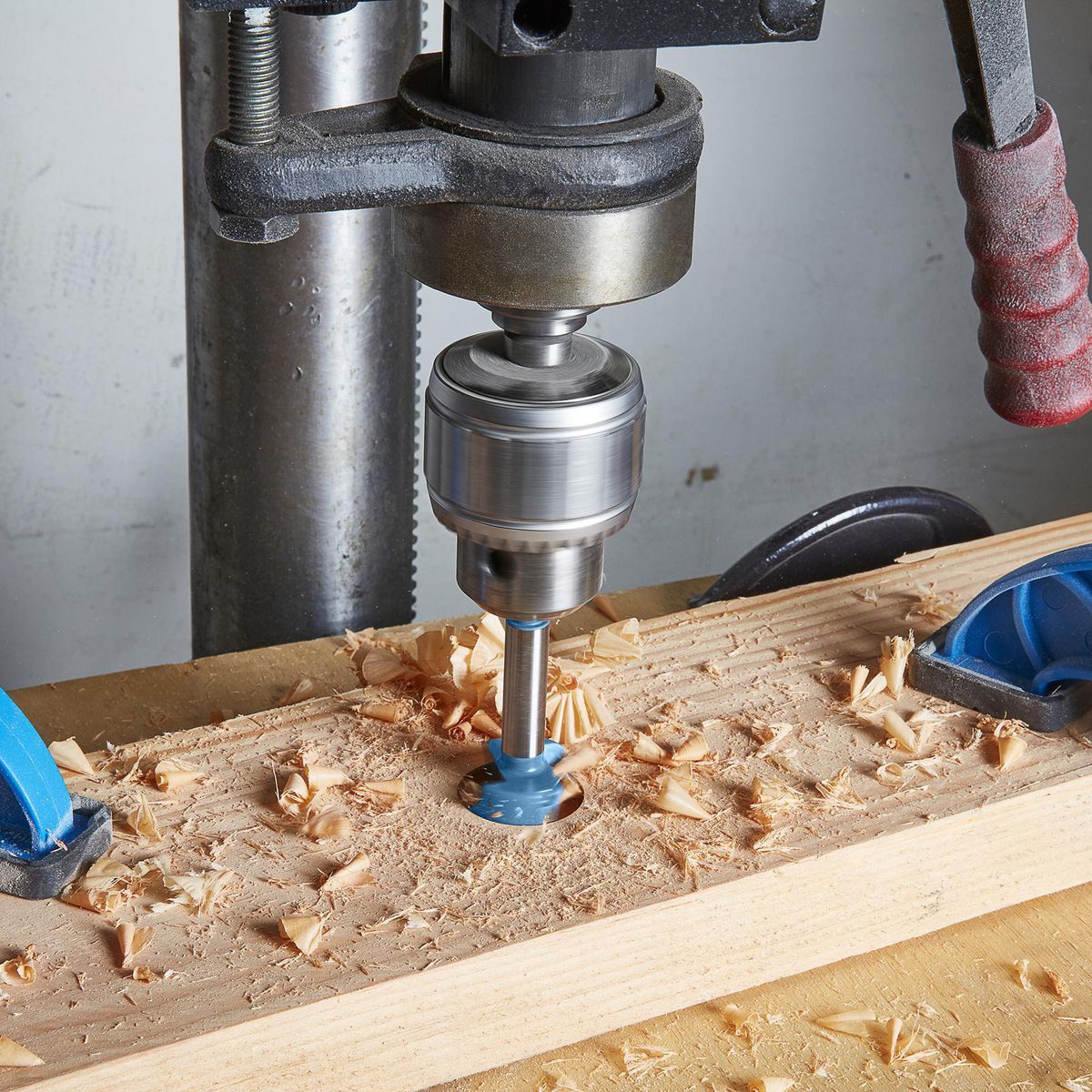 Broca Forstner 35 mm Carburo De Tungsteno Para Madera Con Tope Fijo