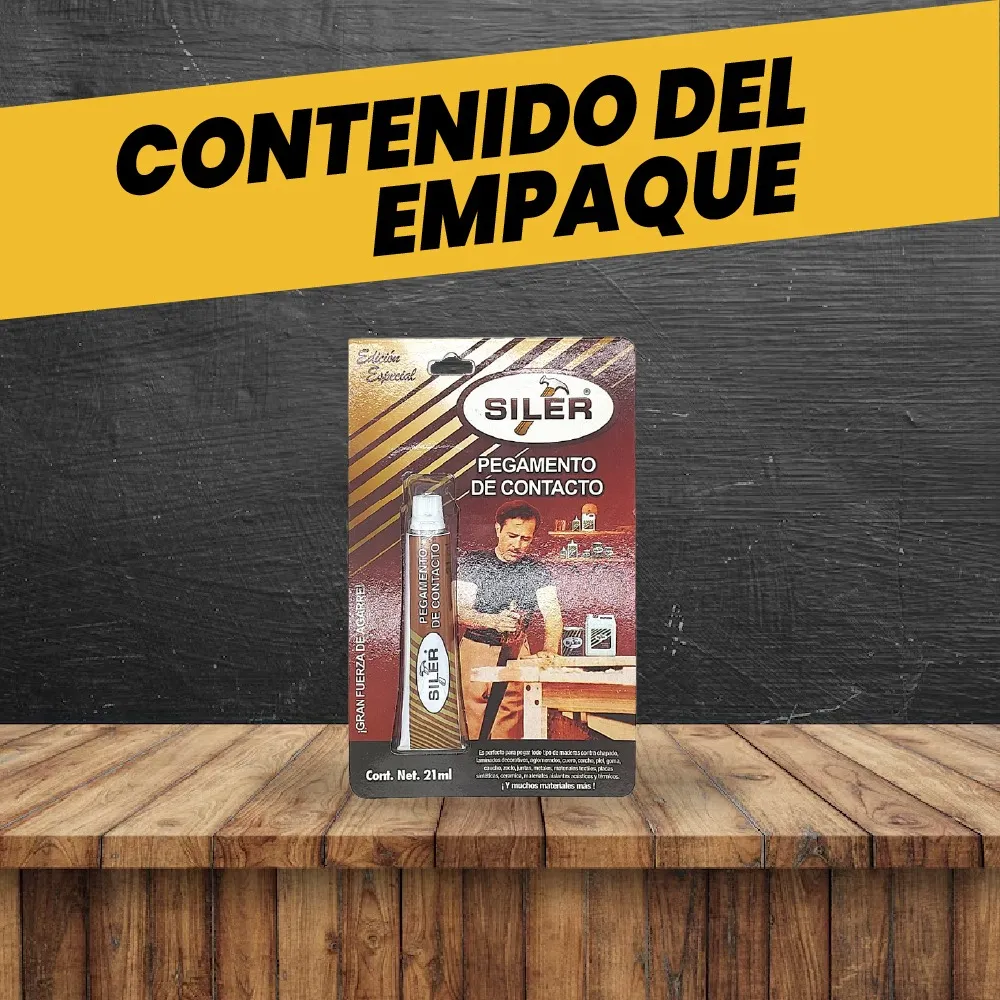 Pegamento Universal De Contacto Siler Línea Dorada 21 ml Amarillo