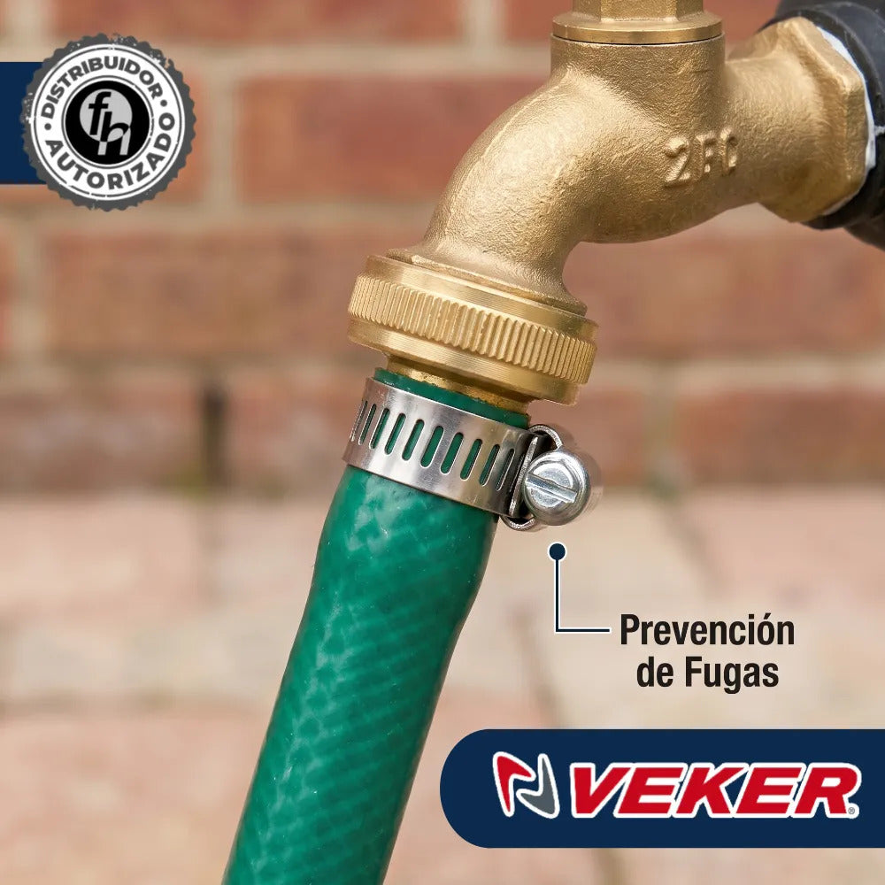 Abrazadera Reforzada 12588 Acero Inox 19 - 27mm Veker 10pzs