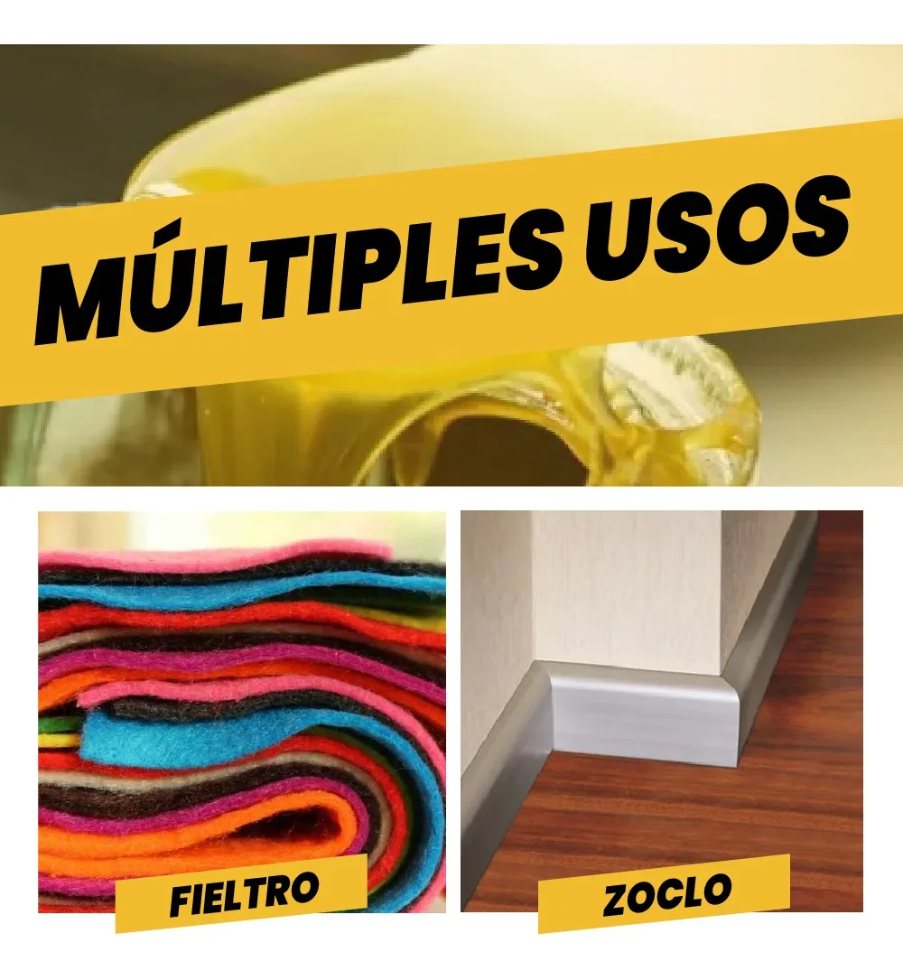 Pegamento Universal De Contacto Siler Amarillo 1 Litro