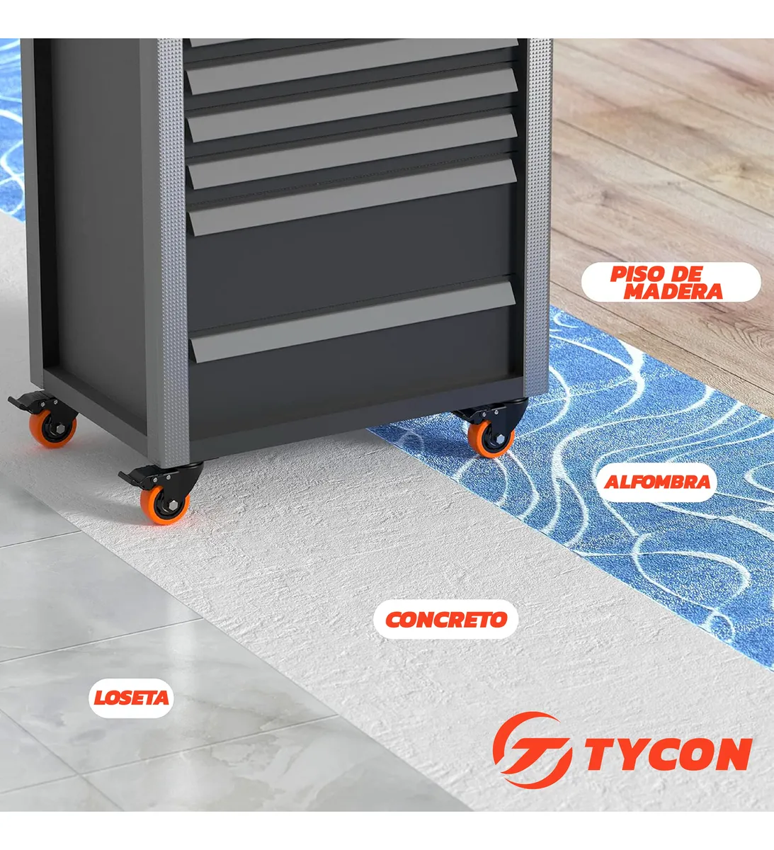 Rodaja Giratoria Rueda 40 mm Con Freno Doble Balero